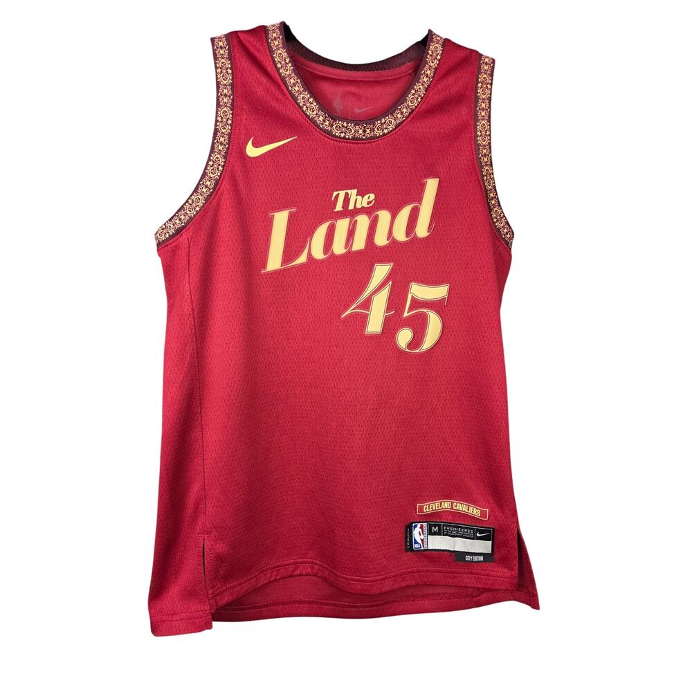 Nike Youth M Donovan Mitchell #45 Cavaliers City Edition The Land Jersey 2023-24
